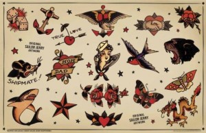 Sailor Jerry Flash is defined as Traditional Tattoos 