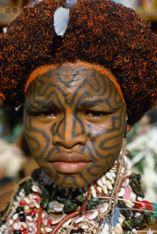 tribal tattoos papua new guinea